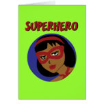 Retro Superhero Card