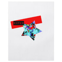 Retro Superstar In Day-Glo Flyer Design