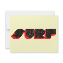 retro surf custom invites