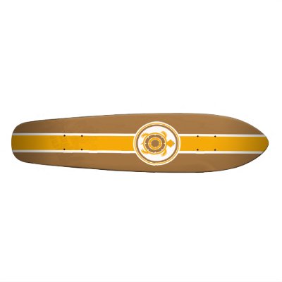 Retro Surfboard Skateboards by bubblegumdesigns