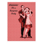 Retro Surprise Party Custom Invites