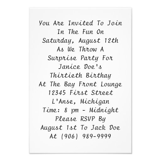 Retro Surprise Party Invitations Fun Expression