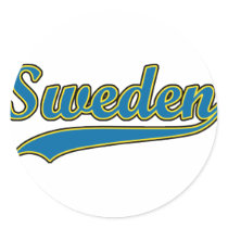 Retro Sweden stickers