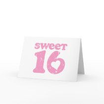 Retro Sweet 16 Greeting Cards