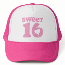 Retro Sweet 16 Mesh Hats