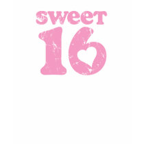 Retro Sweet 16 t-shirts