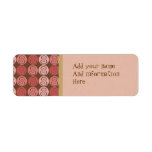 Retro Swirl Return Address Label