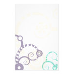 Retro Swirls stationery