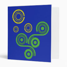 Retro Swirls Full Binder