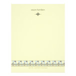 Retro swirls letterhead design