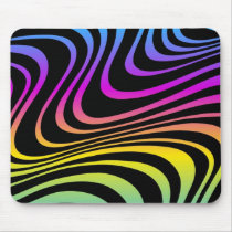 Retro Swirls Mousepad 1