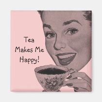 Retro Tea magnets