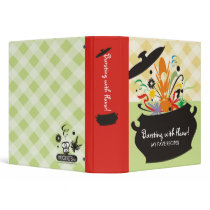 Retro terrine bursting flavor cooking recipe cookb 3 ring binders