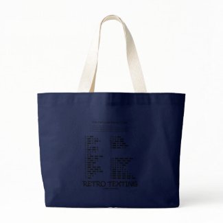 Retro Texting (Internatonal Morse Code) bag