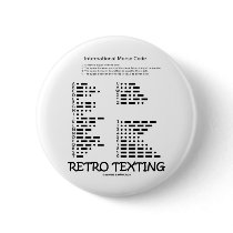 Retro Texting (Internatonal Morse Code) Pins