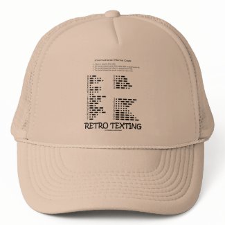 Retro Texting (Internatonal Morse Code) hat