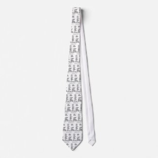 Retro Texting (Internatonal Morse Code) tie