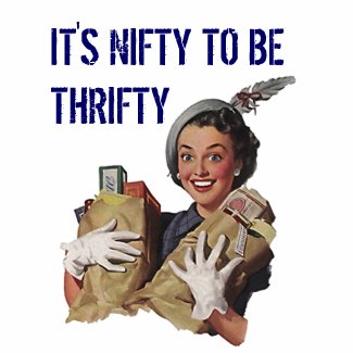 RETRO THE HAPPY COUPON CLIPPER BAGS TOTE BAG zazzle_bag