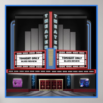 Retro Theater Poster