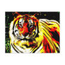 Retro Tiger Pop Art Post Card