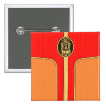 Retro Tiki Surfboard Pins