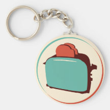 Retro Toaster Keychain/Charm