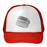 Retro Toaster - Light Grey B&W Trucker Hats