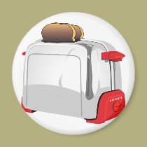 Retro Toaster magnets