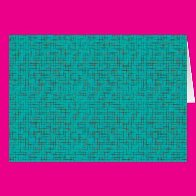 Retro Tourquoise With Lines Cards Zazzle_card Retro Tourquoise With Lines Cards Zazzle_card