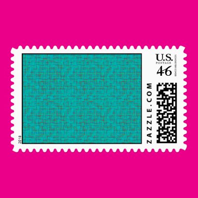 Retro Tourquoise With Lines Stamp Zazzle_stamp Retro Tourquoise With Lines Stamp Zazzle_stamp