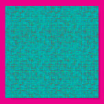 Retro Tourquoise With Lines Poster