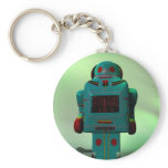 Retro Toy Robot Keychain