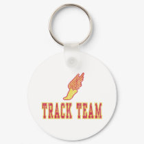 Retro Track Team keychains