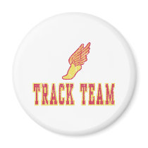Retro Track Team magnets