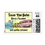 Retro Trailer Save The Date postage