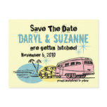 Retro Trailer Save The Date Post Card