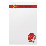 Retro Train Travel Stationery Paper