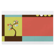 retro tree full color flyer
