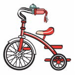 retro tricycle acrylic cut out