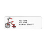 retro tricycle labels