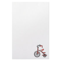 retro tricycle customized stationery