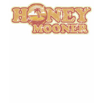 Retro Tropical Honeymooner Ladies Petite T-Shirt