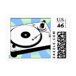Retro Turntable Stamps