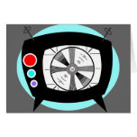 Retro TV and Test Pattern Cards