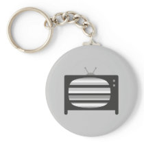 Retro TV Keychains