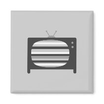 Retro TV magnets by toxiferous Retro TV magnets