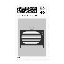 Retro TV postage