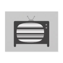 Retro TV postcards