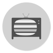Retro TV stickers by toxiferous Retro TV stickers