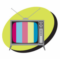 retro tv television cut outs